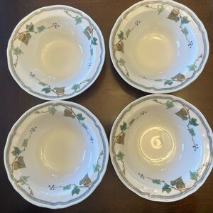 VTG Noritake Ivy Patterned Bowls